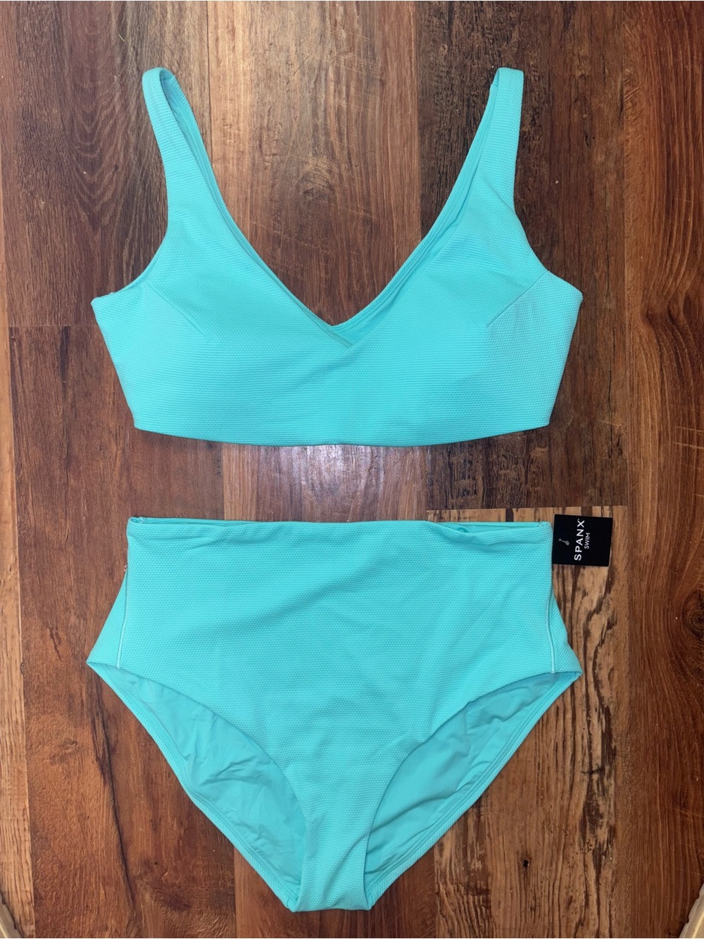 Spanx Turquoise bikini set